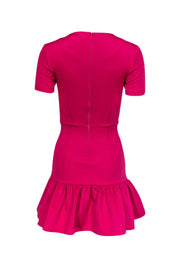 Current Boutique-Opening Ceremony - Hot Pink Dress w/ Ruffle Tier Sz XS