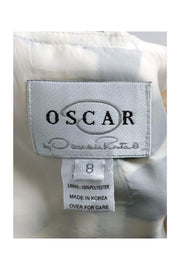 Current Boutique-Oscar de la Renta - Floral Print Wrap Skirt Sz 8