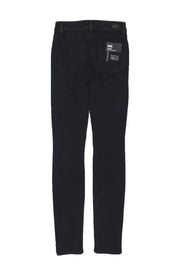 Current Boutique-Paige - Black Edgemont Ultra Skinny Jeans w/ Zippers Sz XS