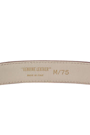 Current Boutique-Paloma Picasso - White Leather Belt