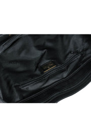 Current Boutique-Paolo Masi - Brown & Black Calf Hair & Leather Leopard Print Shoulder Bag