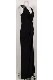 Current Boutique-Parker Black - Black Draped Gown Sz 6