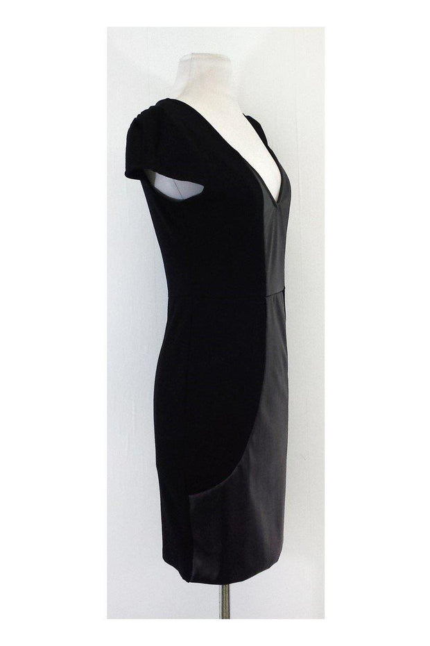 Current Boutique-Parker - Black Cap Sleeve Dress Sz S