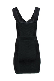 Current Boutique-Parker - Black Ribbed Bandage Dress Sz S