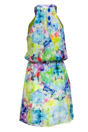 Current Boutique-Parker - Bright Marbled Fit & Flare Dress Sz S