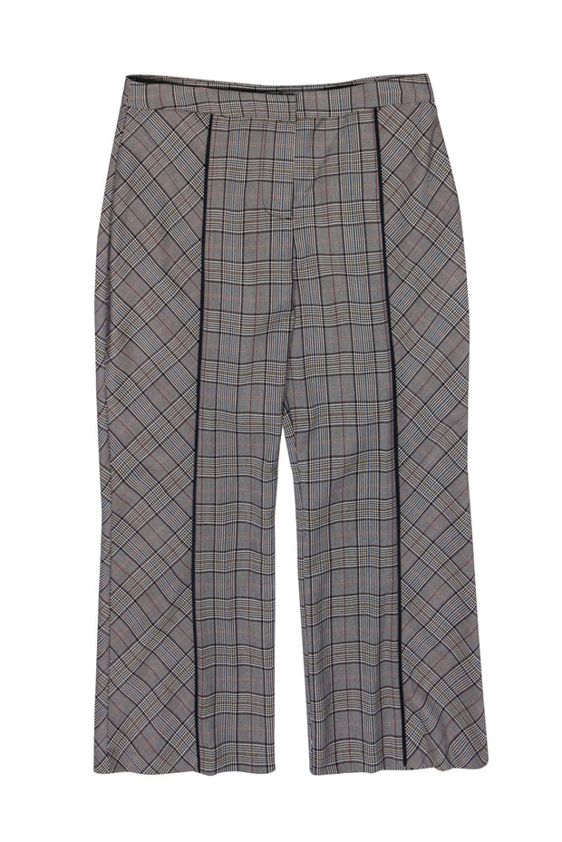 Current Boutique-Parker - Glen Plaid Cropped Straight Leg Trousers Sz 6