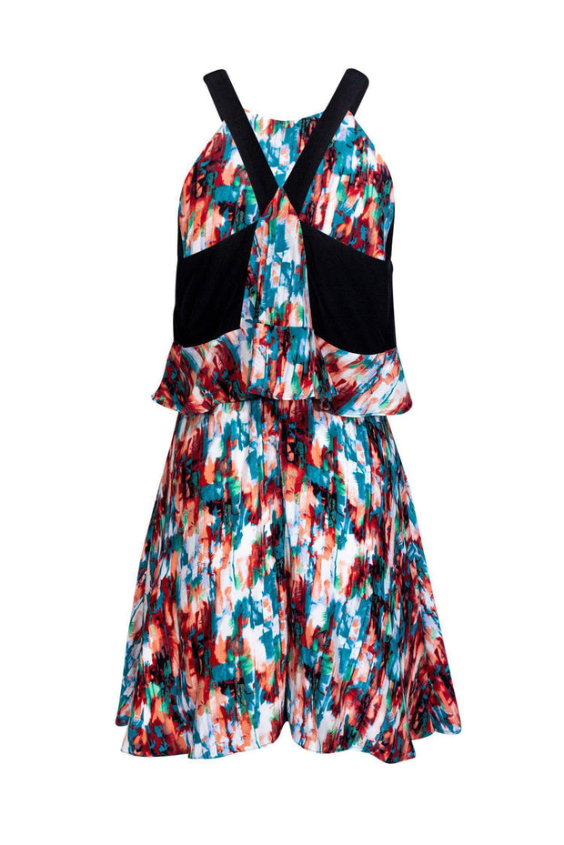 Current Boutique-Parker - Multicolored Marbled Dress w/ Ruffles Sz M