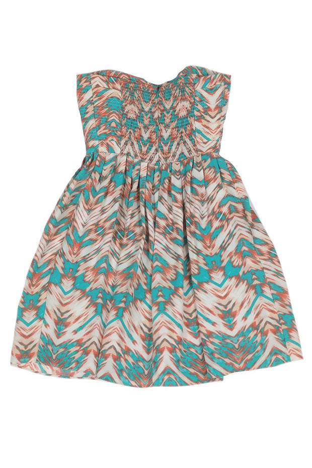 Current Boutique-Parker - Pastel Silk Printed Dress Sz S
