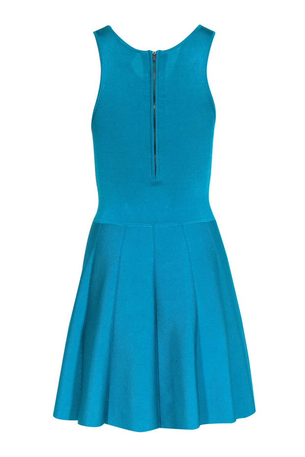 Current Boutique-Parker - Teal A-Line Knit Sleeveless Dress Sz XS