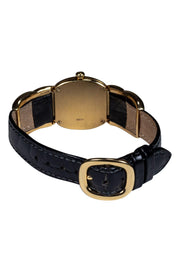 Current Boutique-Patek Philippe - Golden Ellipse D'Or Watch w/ Patent Leather Straps