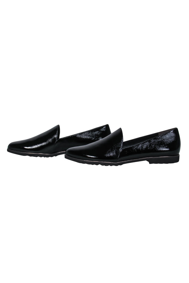 Current Boutique-Paul Green - Black Patent Leather Loafers Sz 10.5