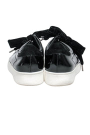 Current Boutique-Paul Green - Black Patent Leather Sneakers w/ Velvet Laces Sz 7