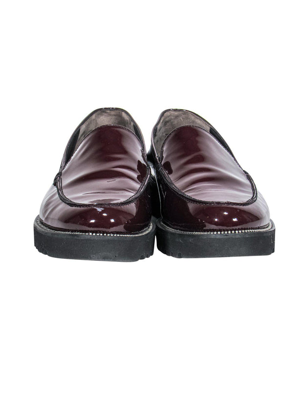 Current Boutique-Paul Green - Burgundy Patent Leather Loafers Sz 10