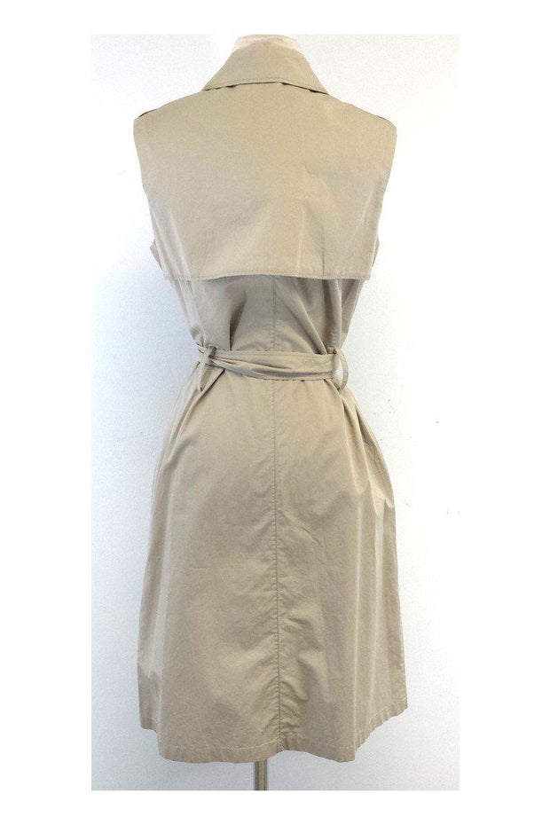 Current Boutique-Paule Ka - Tan Cotton Trench Dress Sz 8