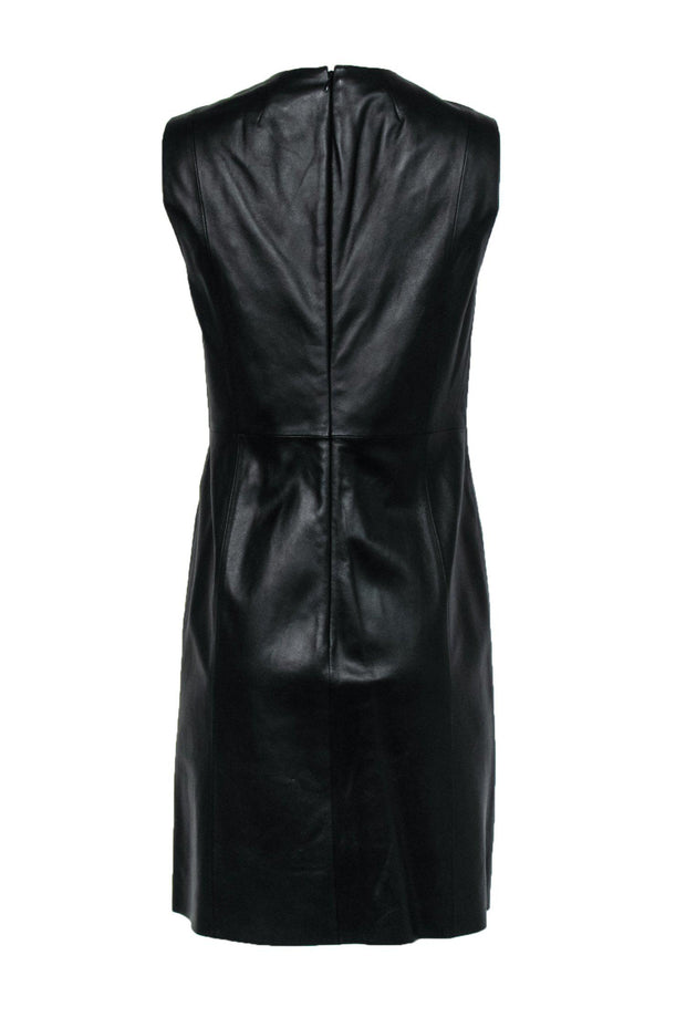 Current Boutique-Per Se - Colorblock Leather & Snakeskin Textured Sheath Dress Sz 6