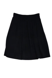 Current Boutique-Piazza Sempione - Black Button Skirt Sz 8