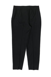 Current Boutique-Piazza Sempione - Black Cropped Wool Trousers Sz 2