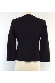 Current Boutique-Piazza Sempione - Dark Brown Cotton Jacket Sz 4