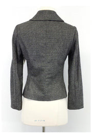 Current Boutique-Piazza Sempione - Gray Herringbone Wool Jacket Sz 2