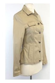 Current Boutique-Piazza Sempione - Khaki Button-Up Jacket Sz S
