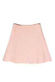 Current Boutique-Piazza Sempione - Light Pink Cotton Blend A-Line Skirt Sz 4