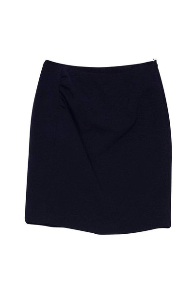 Current Boutique-Piazza Sempione - Navy Gathered Skirt Sz 10