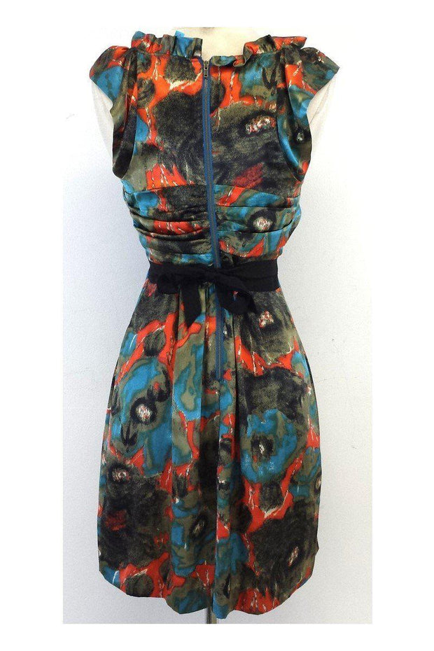 Current Boutique-Plenty by Tracy Reese - Watercolor Print Dress Sz P