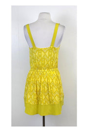 Current Boutique-Plenty by Tracy Reese - Yellow Print Sleeveless Tunic Sz P