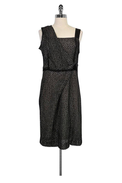Current Boutique-Ports 1961 - Black & Grey Eyelet Dress Sz 10