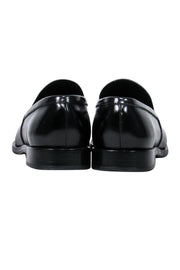 Current Boutique-Prada - Black Leather Loafers Sz 8