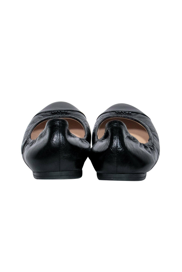 Current Boutique-Prada - Black Textured Ballet Flats Sz 11