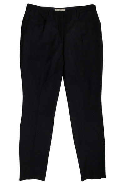 Current Boutique-Prada - Black Wool Blend Trousers Sz 8