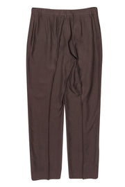 Current Boutique-Prada - Brown Straight Leg Trousers Sz 6
