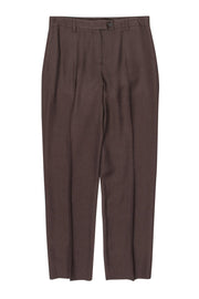 Current Boutique-Prada - Brown Straight Leg Trousers Sz 6
