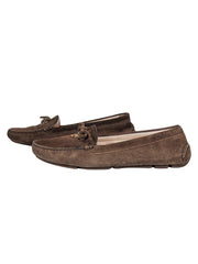 Current Boutique-Prada - Brown Suede Moccasin Loafers Sz 8.5