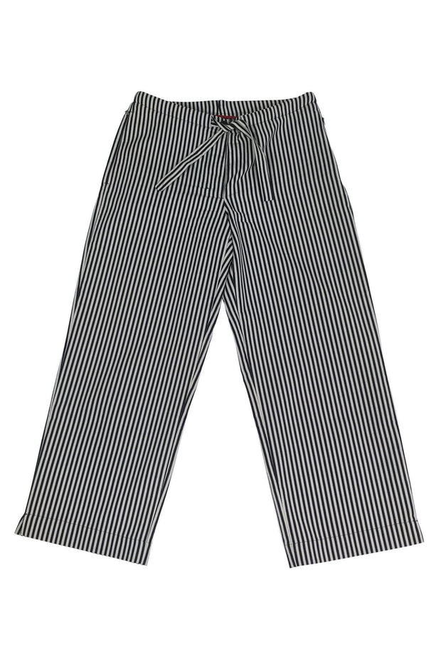 Current Boutique-Prada - Striped Wide Leg Pants Sz 6