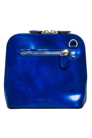 Current Boutique-Pratesi - Cobalt Blue Leather Crossbody w/ Logo