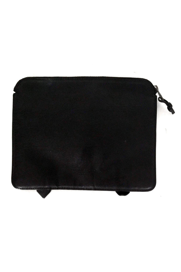 Current Boutique-Proenza Schouler - Black PS1 Leather iPad Case