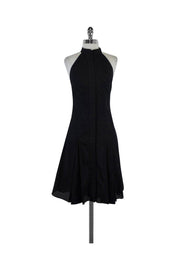 Current Boutique-Proenza Schouler - Black Perforated Sleeveless Dress Sz 2