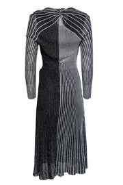 Current Boutique-Proenza Schouler - Black & Silver Knit Gown Sz 6