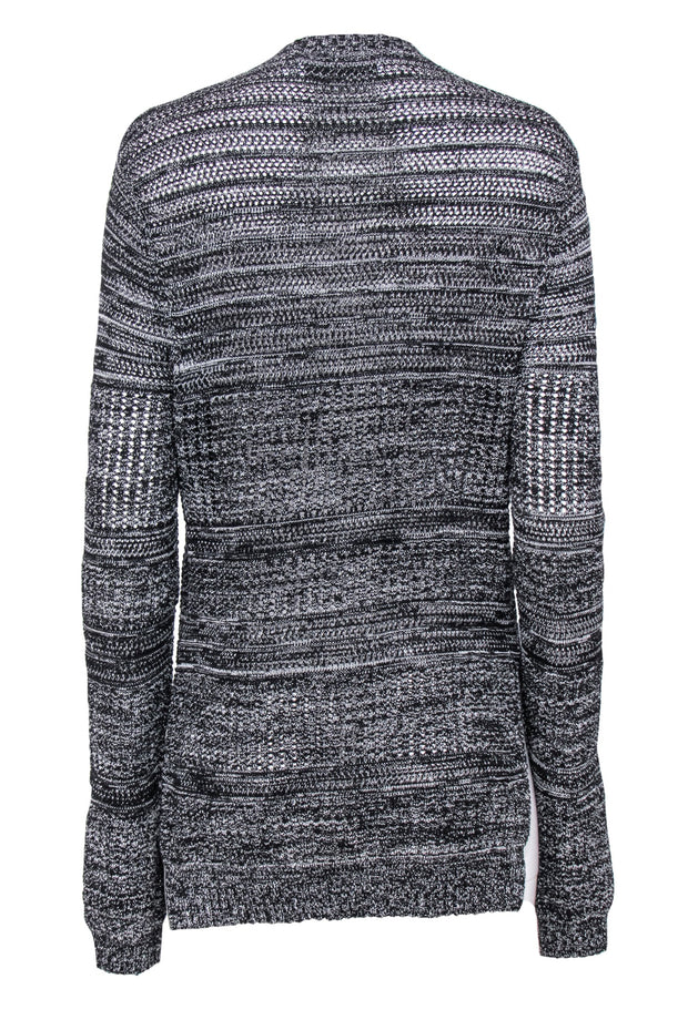 Current Boutique-Proenza Schouler - Black & White Knit Sweater Sz XL
