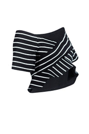 Current Boutique-Proenza Schouler - Black & White Striped Crop Top Sz 6