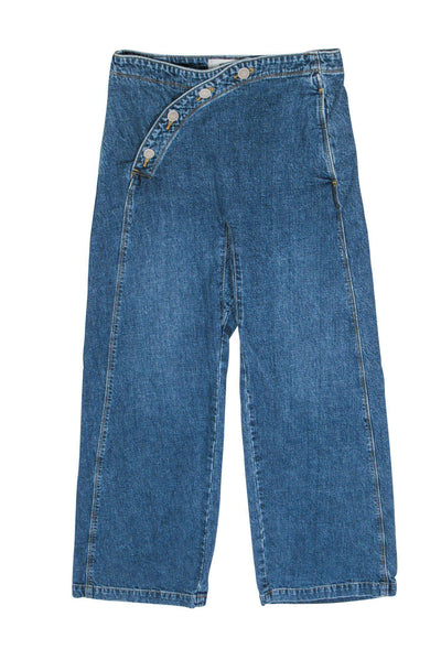 Current Boutique-Rachel Comey - Medium Wash High Waisted Wide Leg Jeans Sz 2