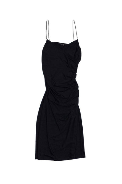 Current Boutique-Rachel Roy - Black Ruched & Draped Dress Sz 2