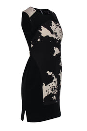 Current Boutique-Rachel Roy - Black & White Cow Print Sheath Dress Sz 4