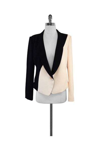 Current Boutique-Rachel Roy - Blush & Black Colorblock Jacket Sz 6