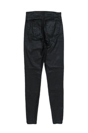 Current Boutique-Rag & Bone - Black Coated Skinny Jeans Sz XS