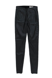 Current Boutique-Rag & Bone - Black Coated Skinny Jeans Sz XS