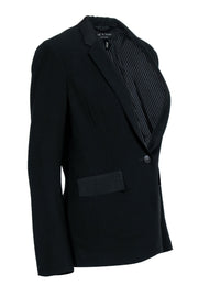 Current Boutique-Rag & Bone - Black Faux Pocket Front Tailored Blazer Sz 6