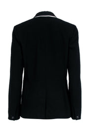 Current Boutique-Rag & Bone - Black Faux Pocket Front Tailored Blazer Sz 6